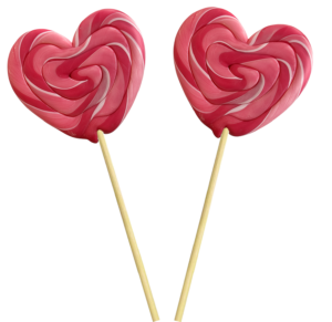 Velvet Heart Lollipop