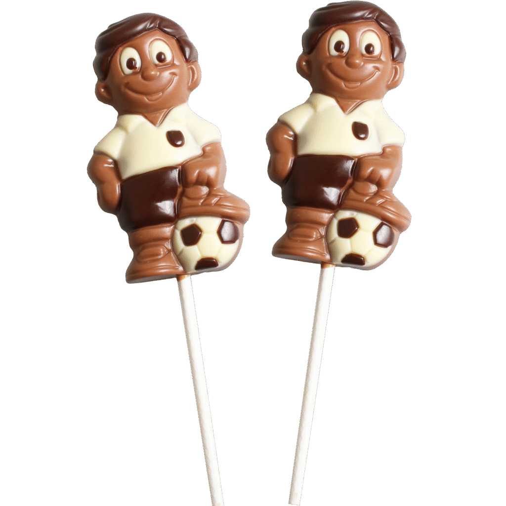 Chokladklubba fotbollspelare