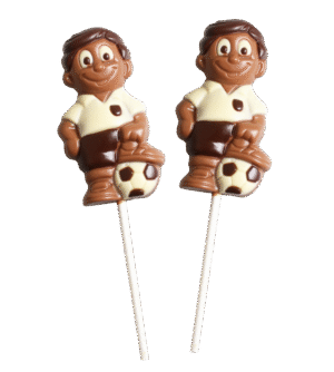 Chokladklubba fotbollspelare