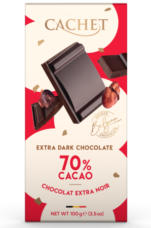 21428 - Cachet Extra Dark Chocolate 70