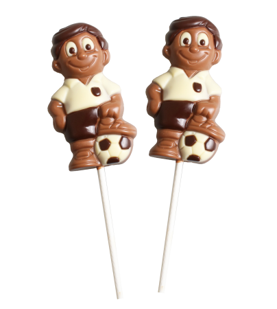 Chokladklubba fotbollspelare