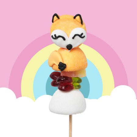Marshmallowsfigur i form av en räv