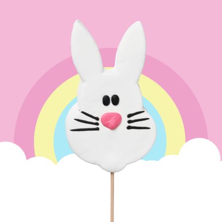 Marshmallowsfigur i form av en kanin